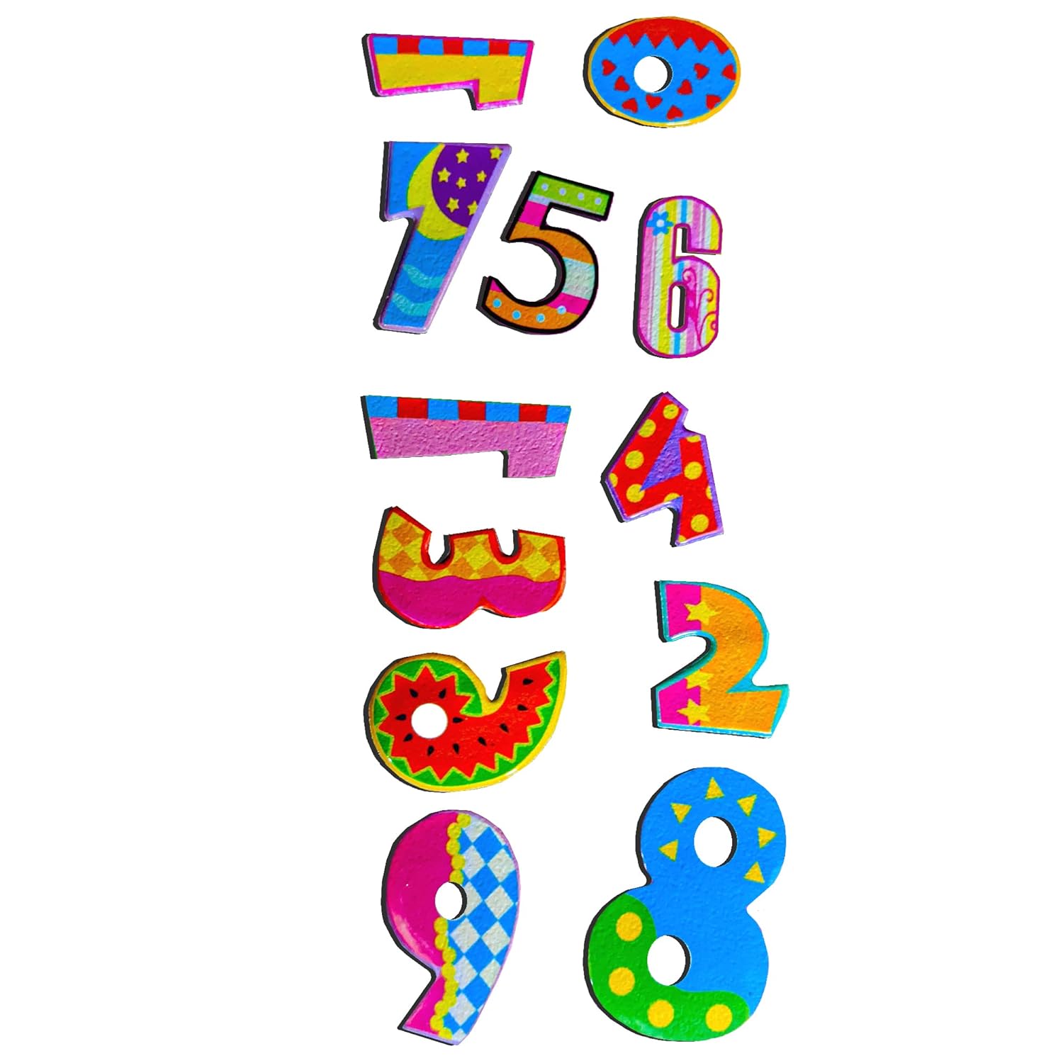 Comet Busters 7.62 cm Cute Colorful 3D Number Stickers Reusable Sticker  Price in India - Buy Comet Busters 7.62 cm Cute Colorful 3D Number Stickers  Reusable Sticker online at